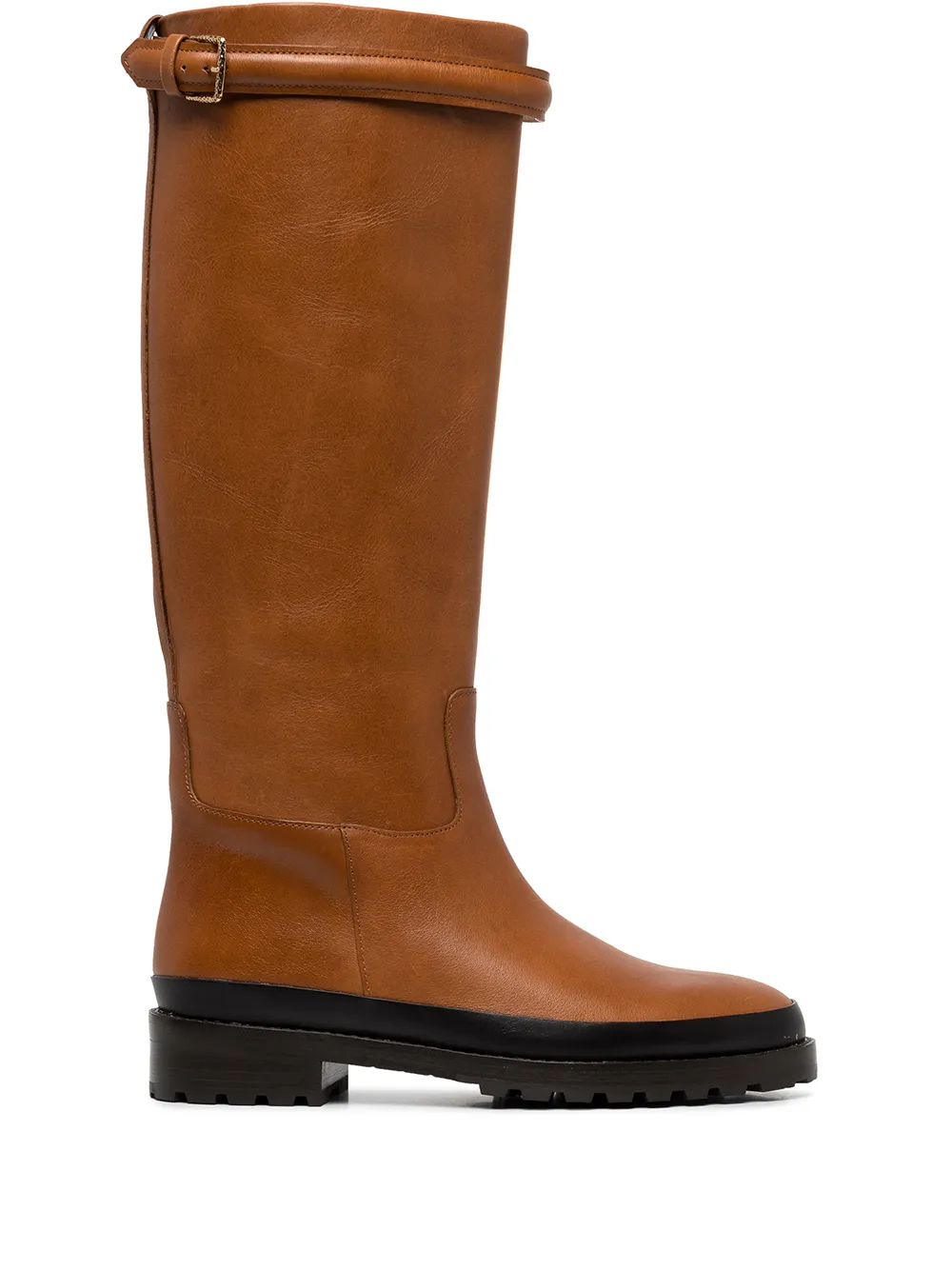 

Ulla Johnson buckle-fastening leather boots - Brown