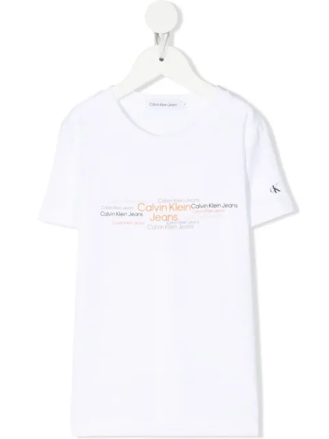 Calvin Klein Kids camiseta con logo estampado