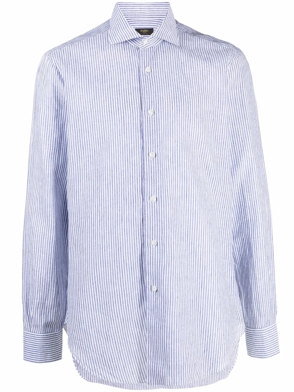 

Barba camisa con rayas estampadas - Azul