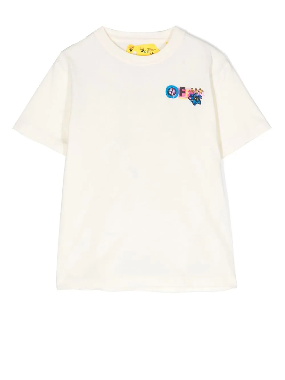 

Off-White Kids playera con estampado Arrows - Amarillo