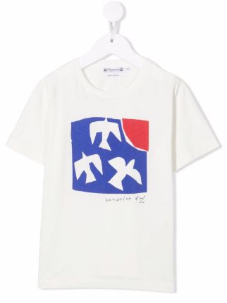 3年保証 即日出荷 新品 タグ付き Bonpoint ボンポワン ロゴ Tシャツ 4A