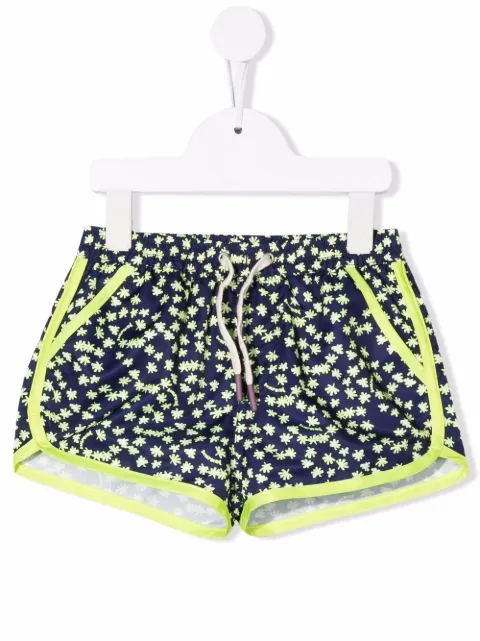 Bonpoint palm tree-print swim shorts