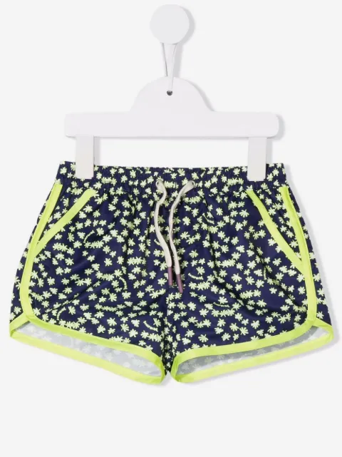 Bonpoint palm tree-print swim shorts