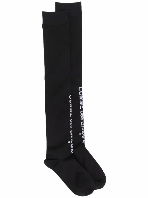 Comme Des Garçons logo-print socks
