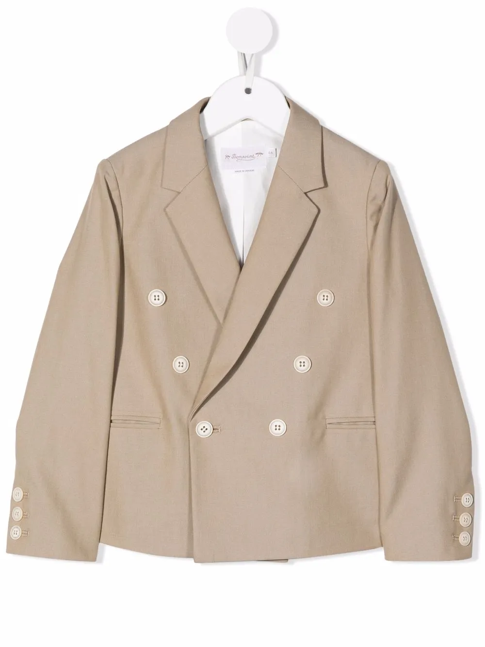 Bonpoint double-breasted blazer - Neutrals