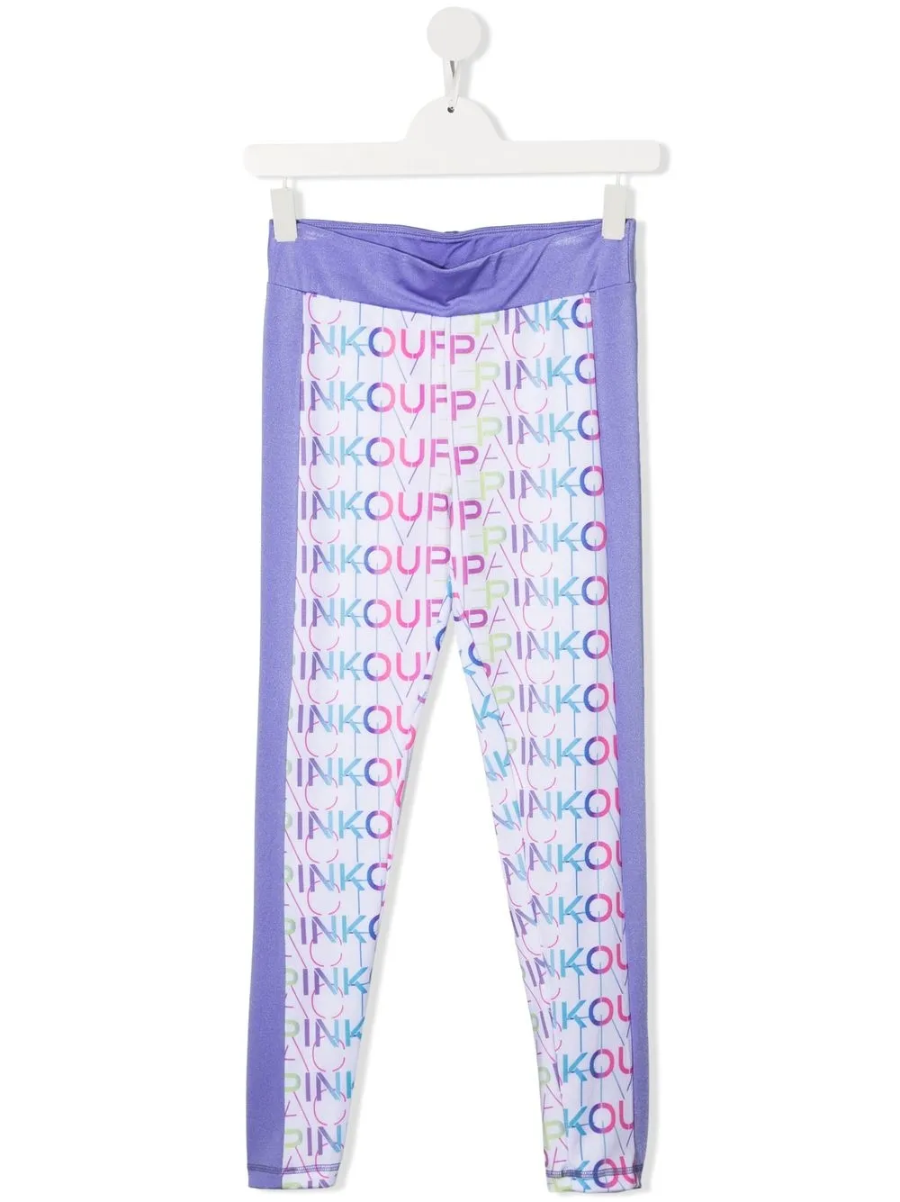 

Pinko Kids leggins con logo estampado - Morado