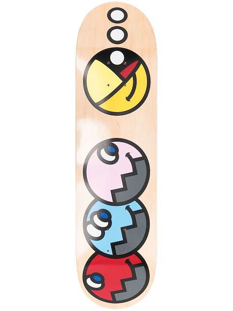 Medicom Toy x Pac-Man Graffle skateboard deck 