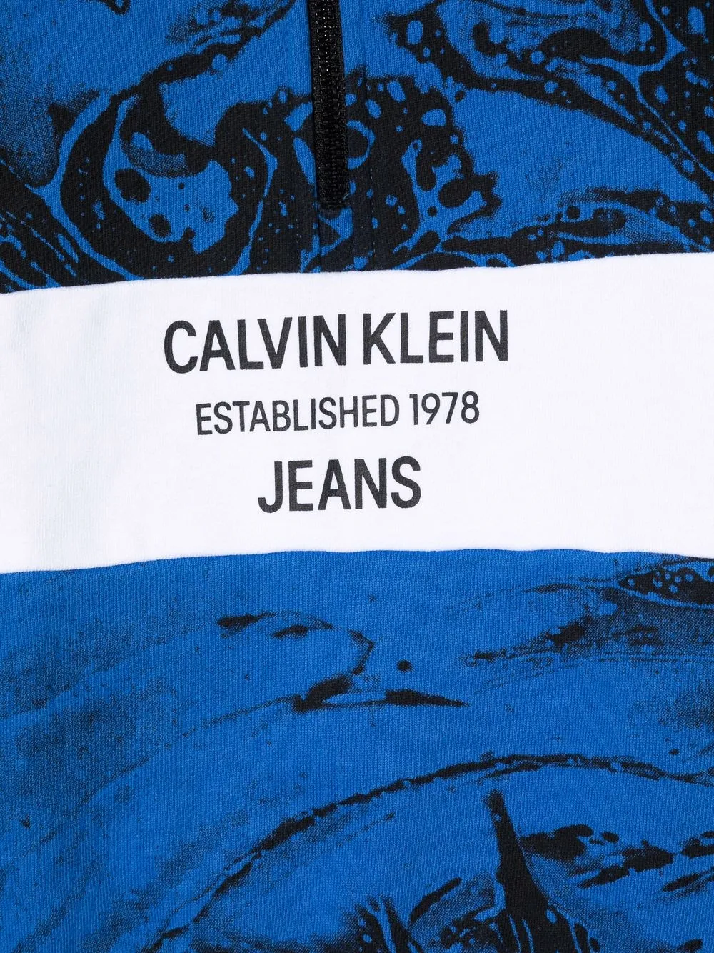  Calvin Klein Kids Sweatshirt Mit Reißverschluss   Blau 