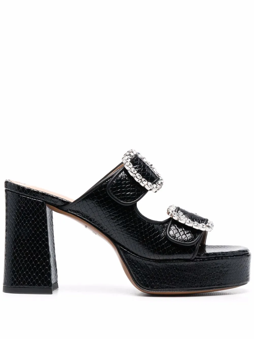 

Maje sandalias Fardi con plataforma - Negro