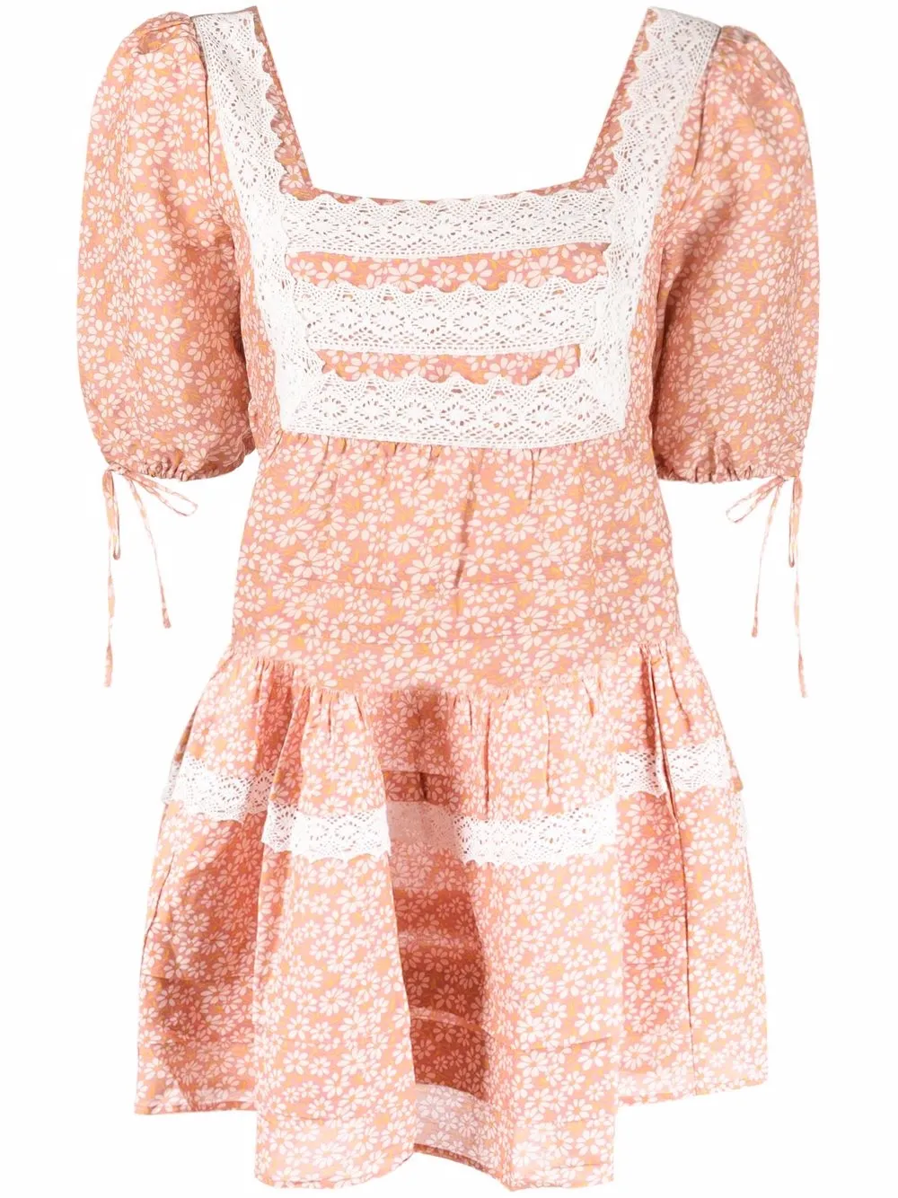 

Maje vestido con estampado floral - Rosado