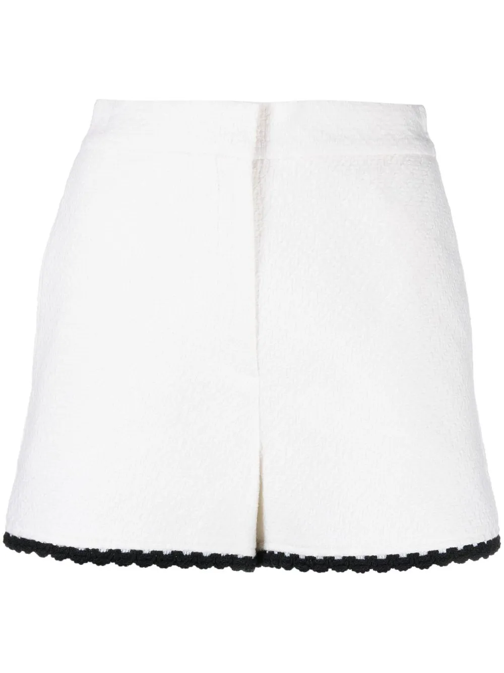 

Maje scalloped-edge detail shorts - Neutrals