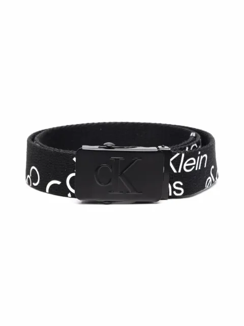 Calvin Klein Kids حزام بطبعة شعار الماركة