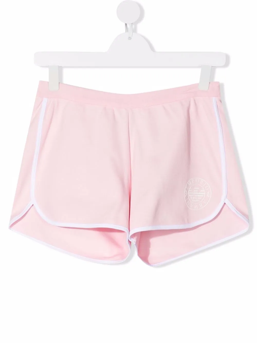 

Emporio Armani Kids shorts con logo estampado - Rosado