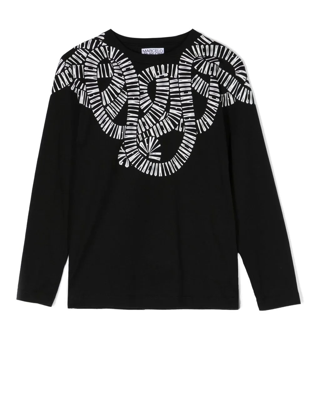 

Marcelo Burlon County Of Milan Kids sudadera Snake Wings - Negro