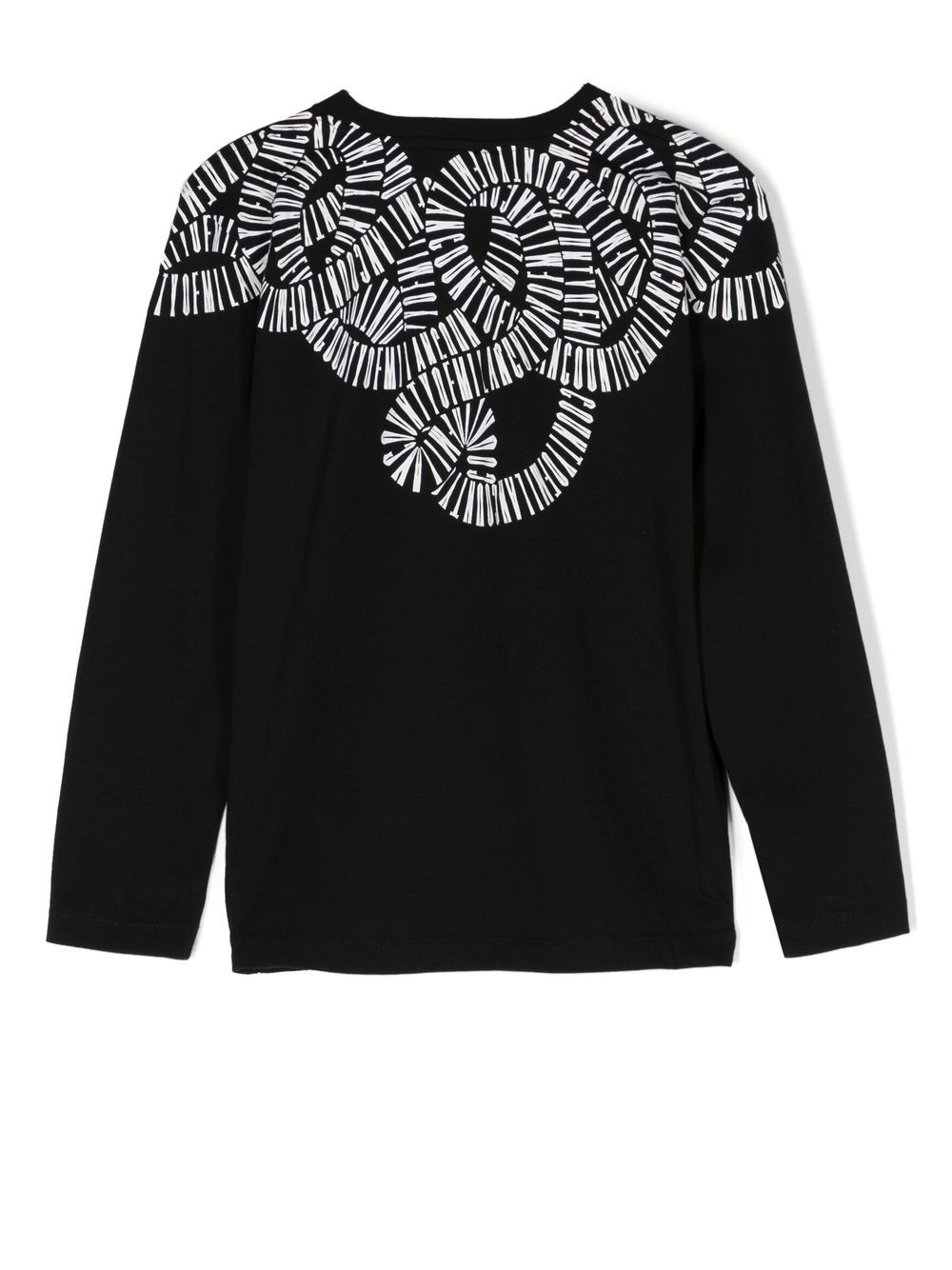 Marcelo Burlon County Of Milan Kids Sweater met ronde hals - Zwart