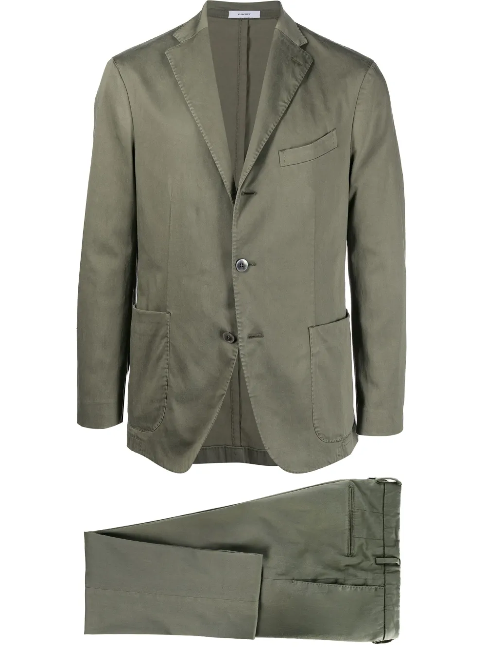 

Boglioli single breasted tailored suit - Green