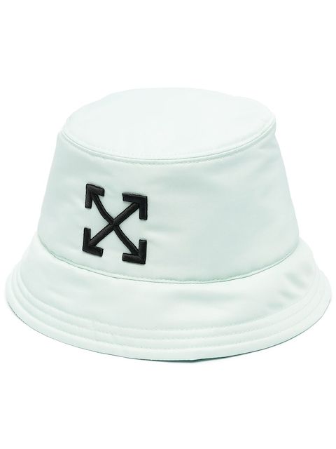 Off-White Chapéu bucket com logo Arrows bordado