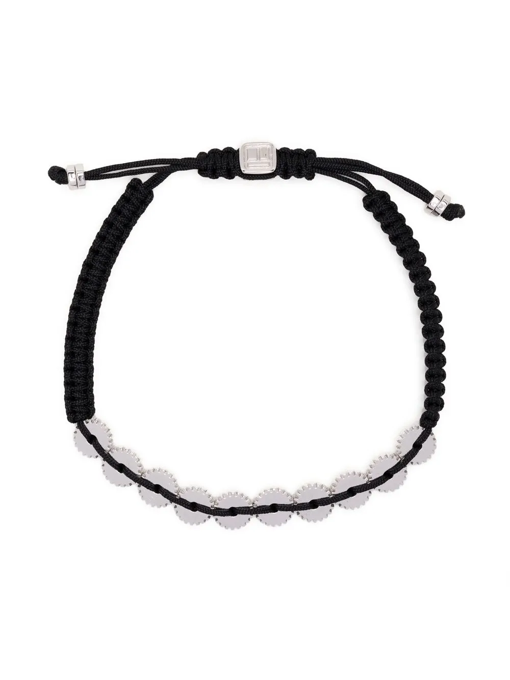 

Tateossian pulsera mini con diez engranajes - Negro