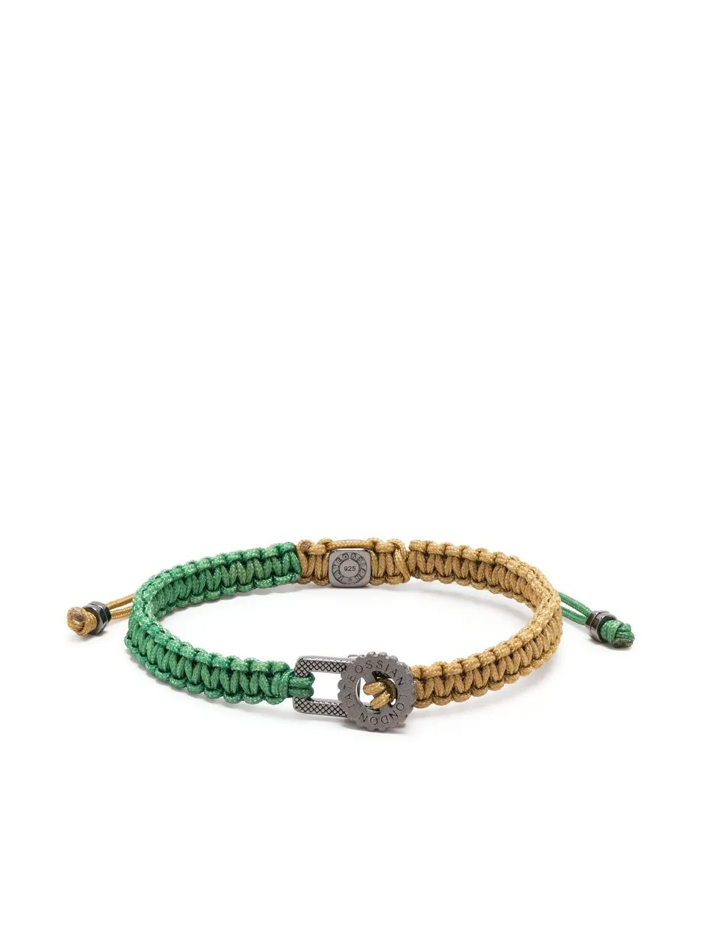 

Tateossian pulsera de estilo de macramé - Verde