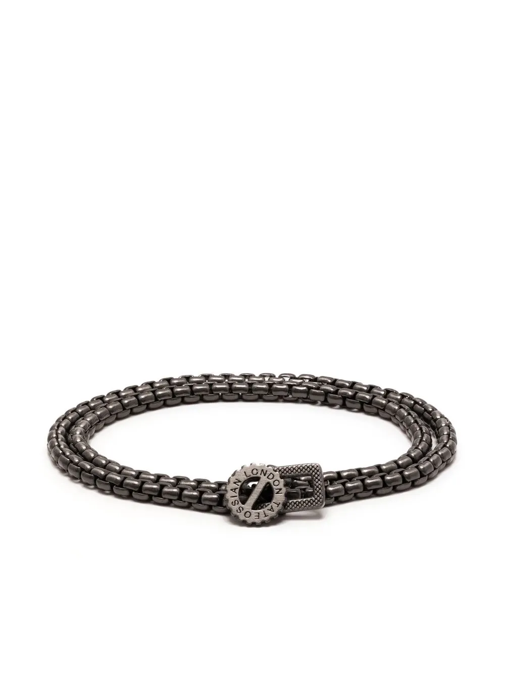 

Tateossian pulsera Gear con cadena tipo briolette - Plateado