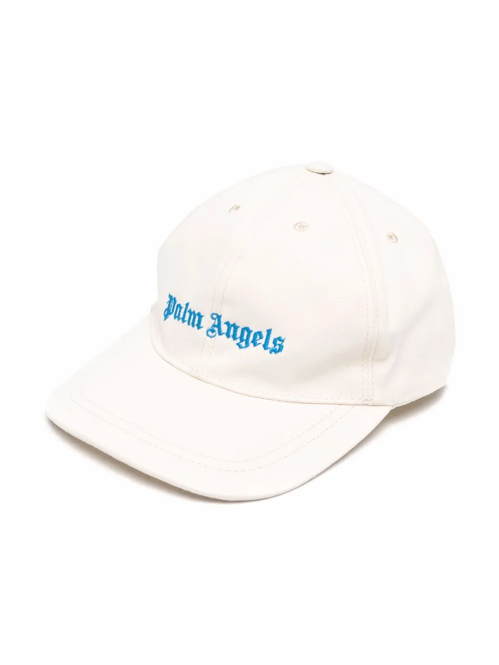 

Palm Angels Kids gorra con logo bordado - Blanco