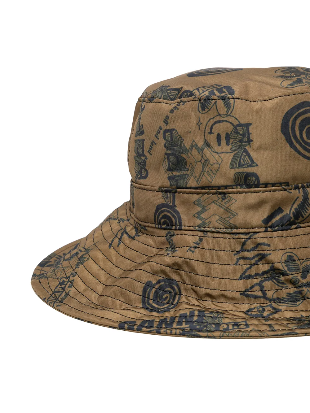 Ganni wide brim bucket hat Clearance