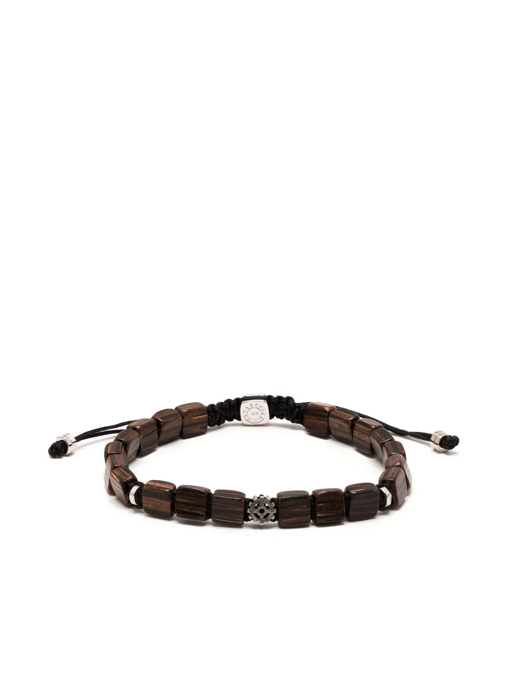 

Tateossian pulsera Ebony Gear - Marrón