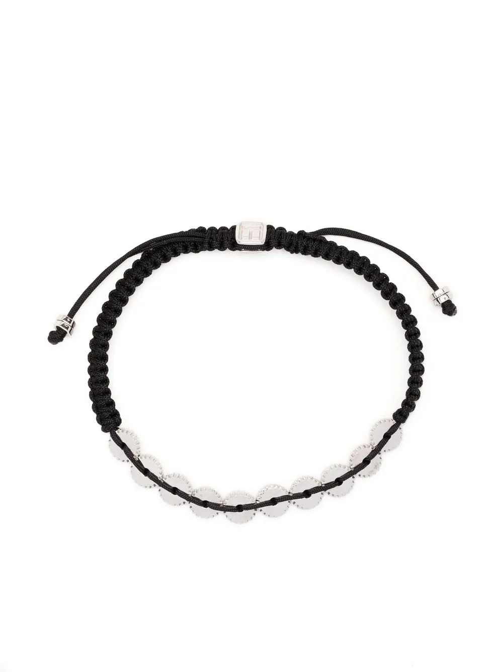 

Tateossian pulsera Mini Ten Gear - Negro