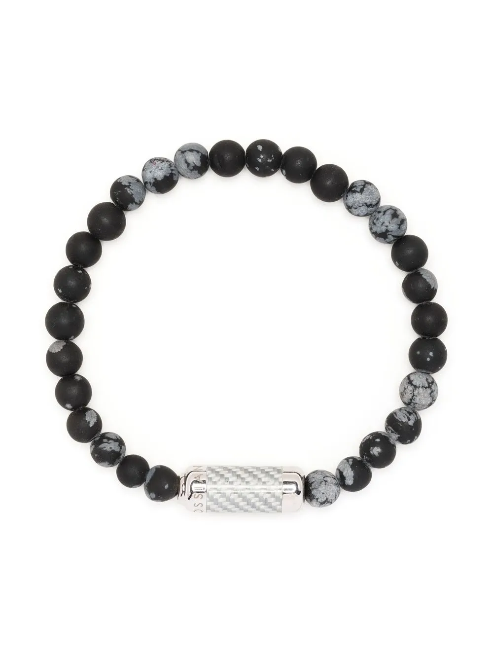 

Tateossian pulsera Montecarlo con cuentas - Negro