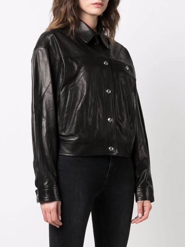 iro leather bomber jacket