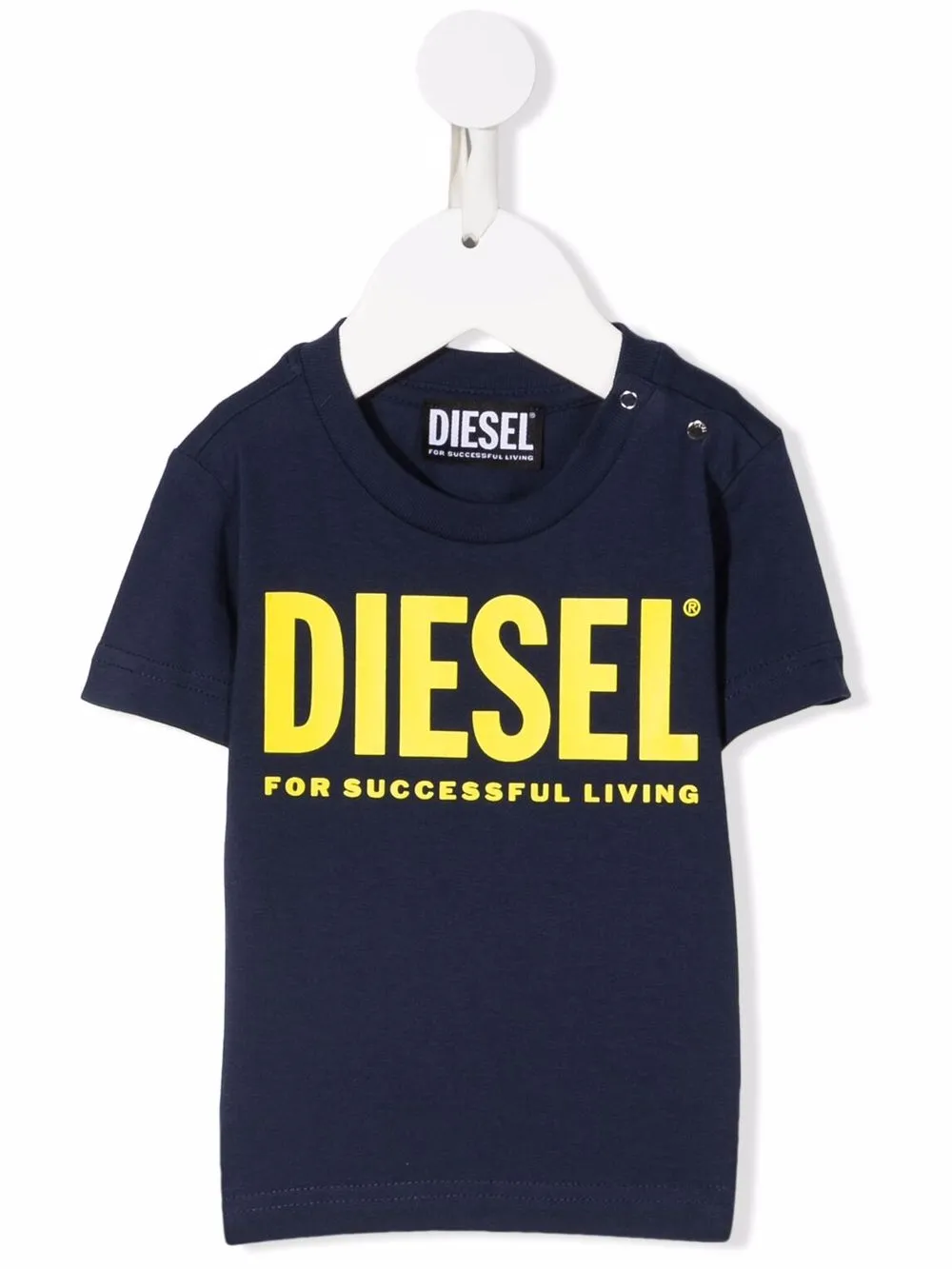 

Diesel Kids camiseta con logo estampado - Azul