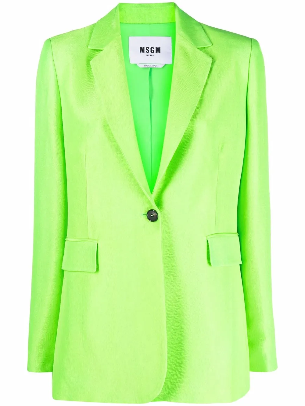 

MSGM blazer de vestir con botones - Verde