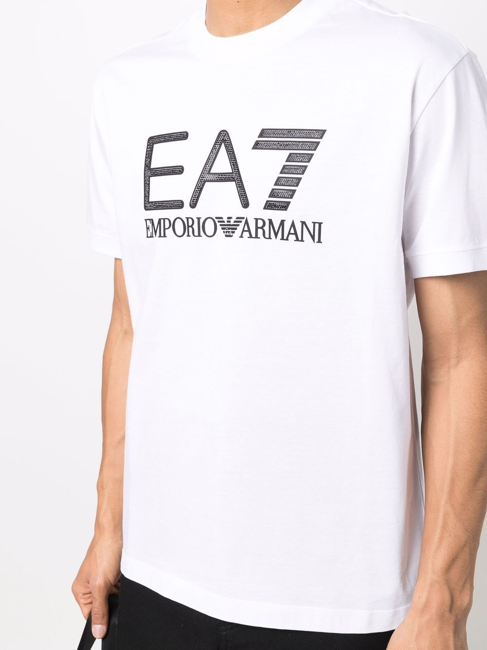 Camiseta com Amarração e Estampa Monogram Waves - Ready-to-Wear