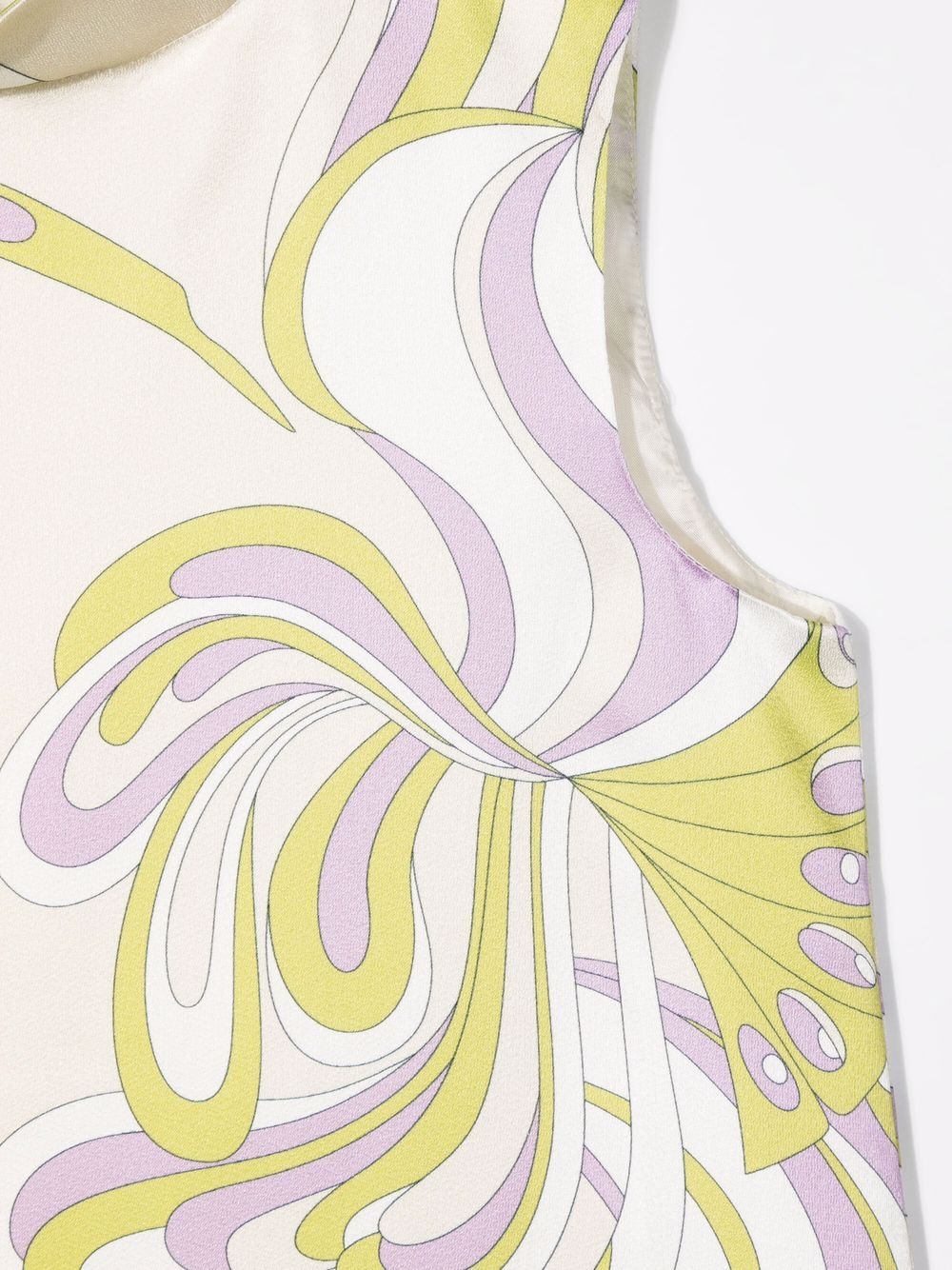 фото Emilio pucci junior abstract-print dress