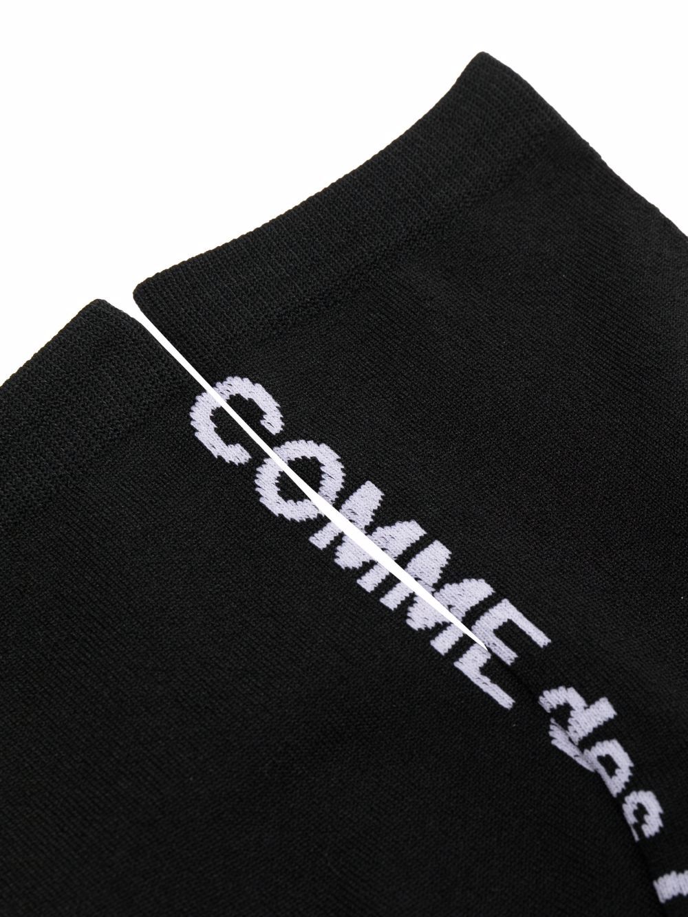 Comme Des Garçons Sokken met logoprint - Zwart