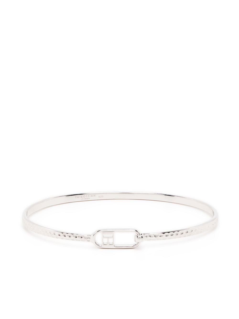 

Tateossian pulsera con brazalete en T - Plateado