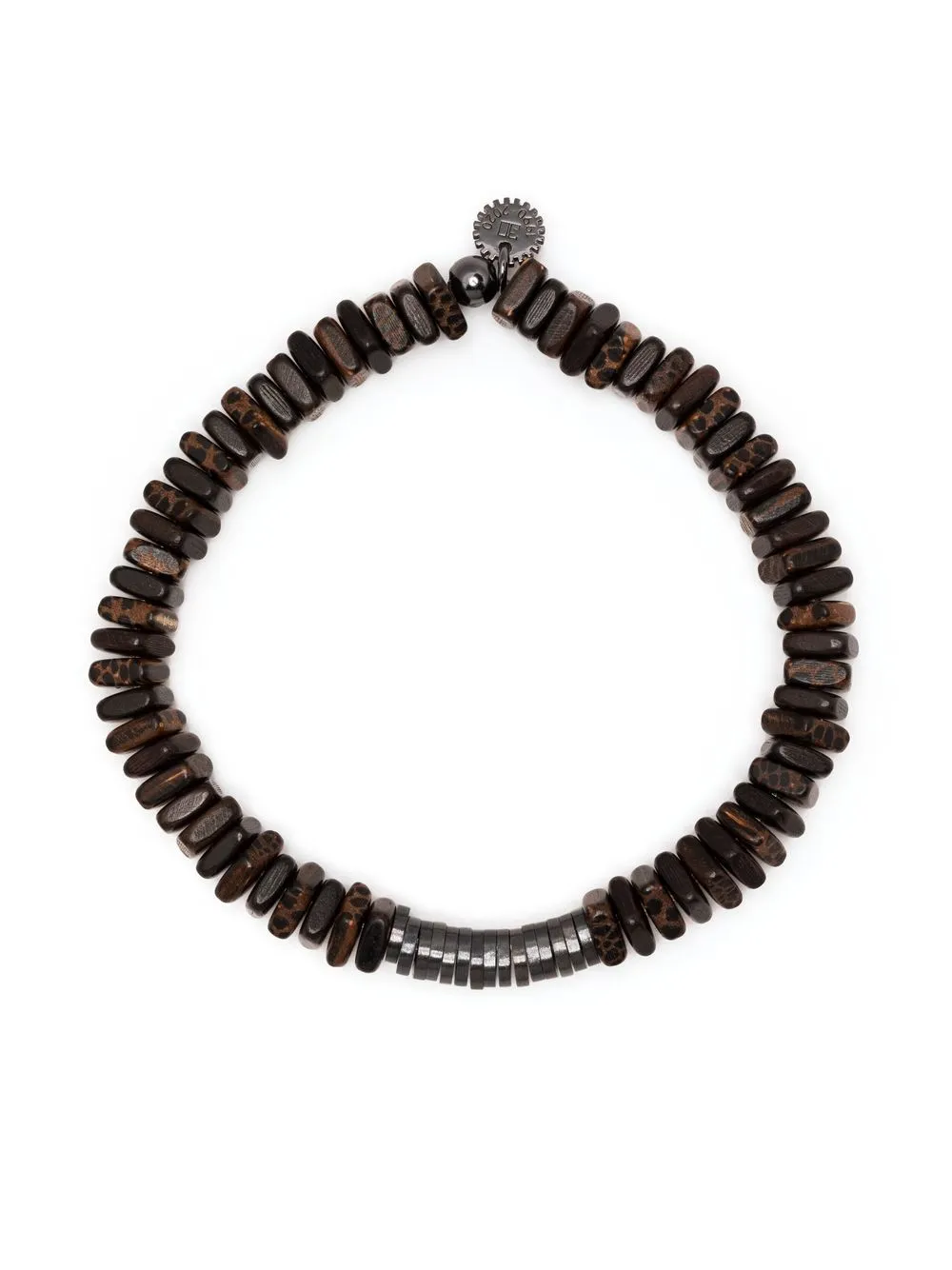 

Tateossian Classic Discs bracelet - Brown