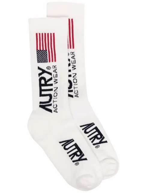 Autry Chaussettes à Logo Imprimé - Farfetch