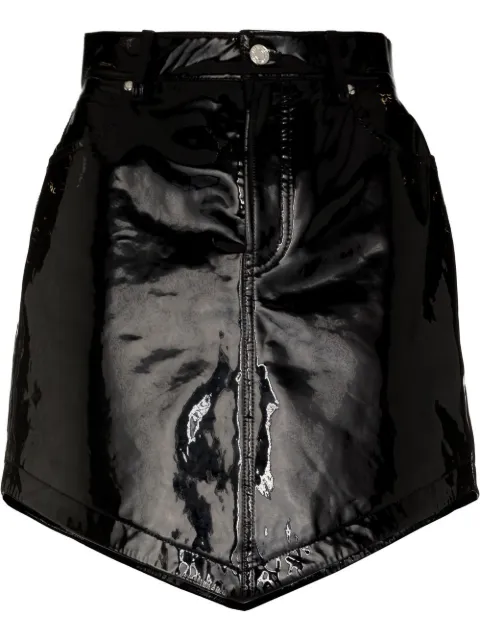 Alexandre Vauthier patent-leather miniskirt