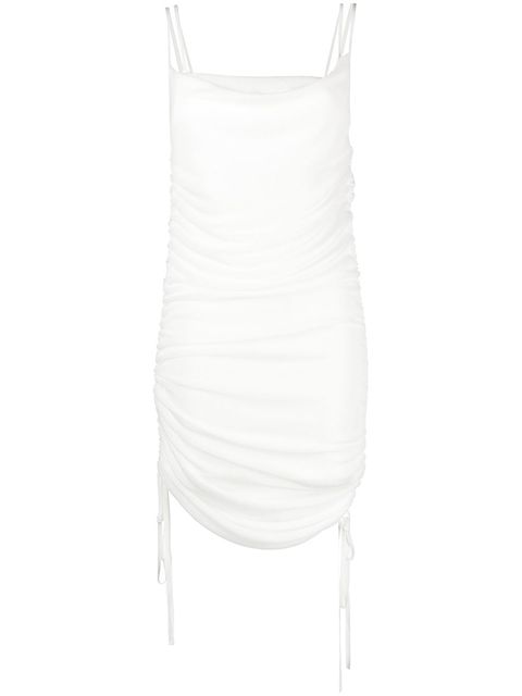 Dion Lee semi-sheer draped minidress
