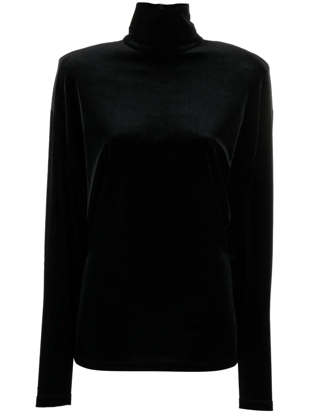 

Alexandre Vauthier top con mangas murciélago - Negro