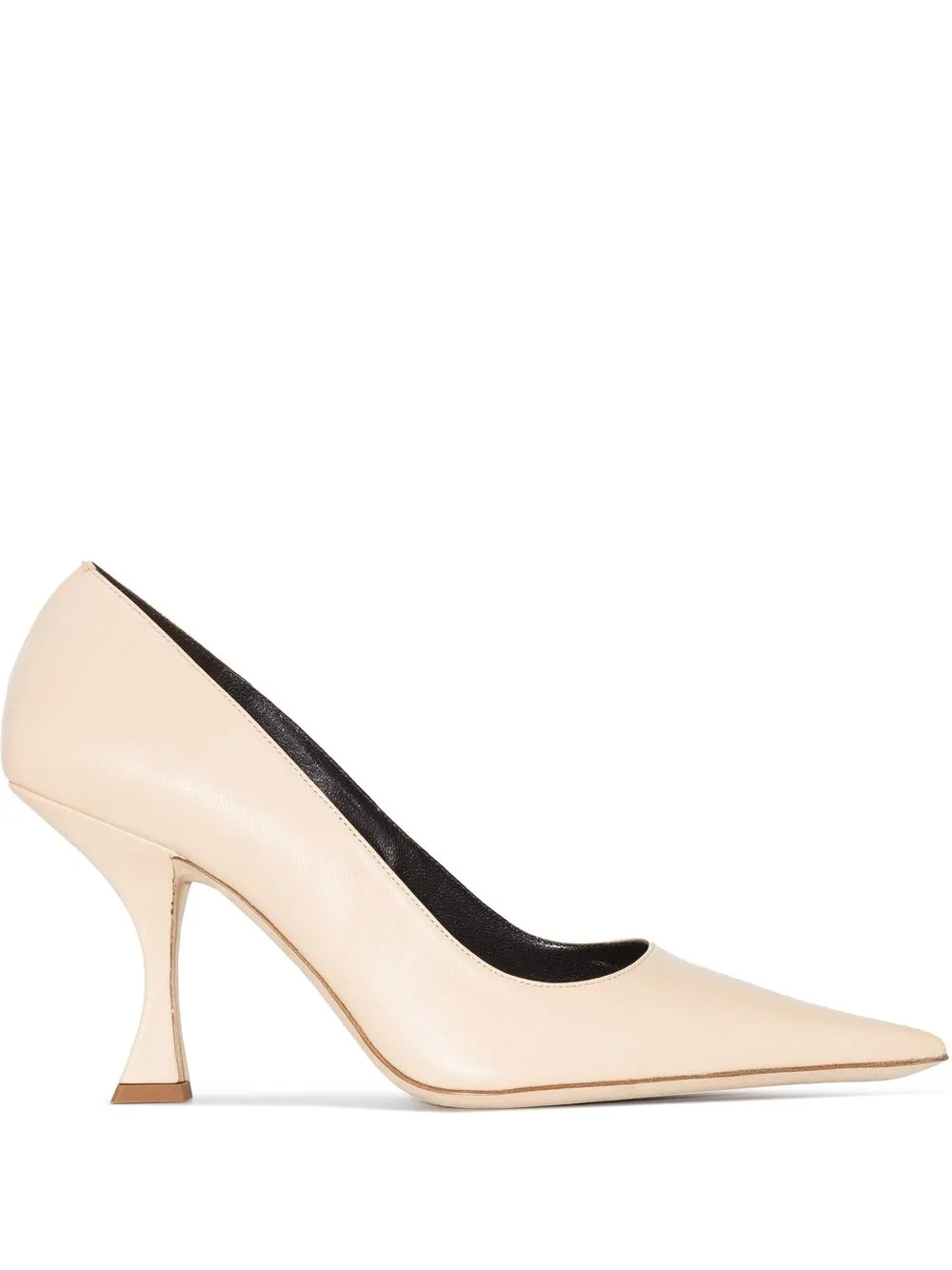 

BY FAR Viva 90mm pumps - Neutrals