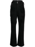RTA distressed double-waistband jeans - Black