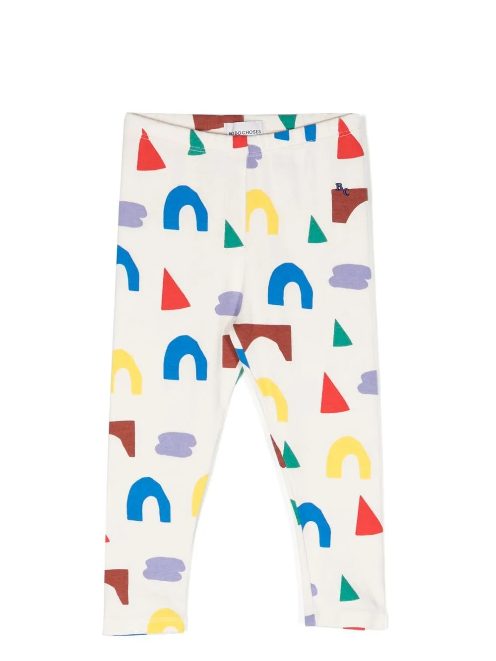 

Bobo Choses graphic-print elasticated-waistband leggings - White