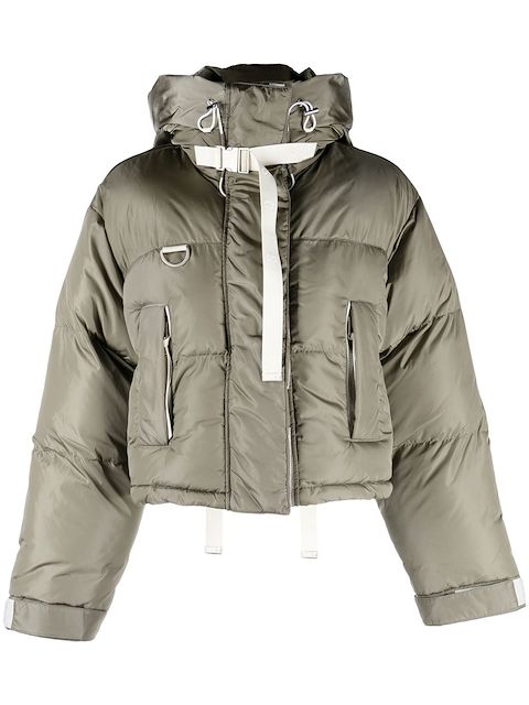 Shoreditch Ski Club Willow cropped puffer jacket