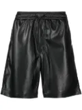 Nanushka Doxxi vegan leather bermuda shorts - Black