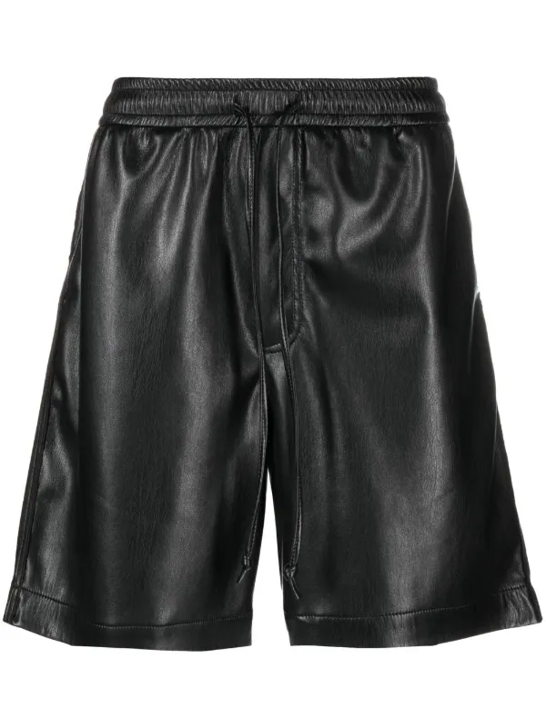 Nanushka Doxxi Vegan Leather Bermuda Shorts - Farfetch