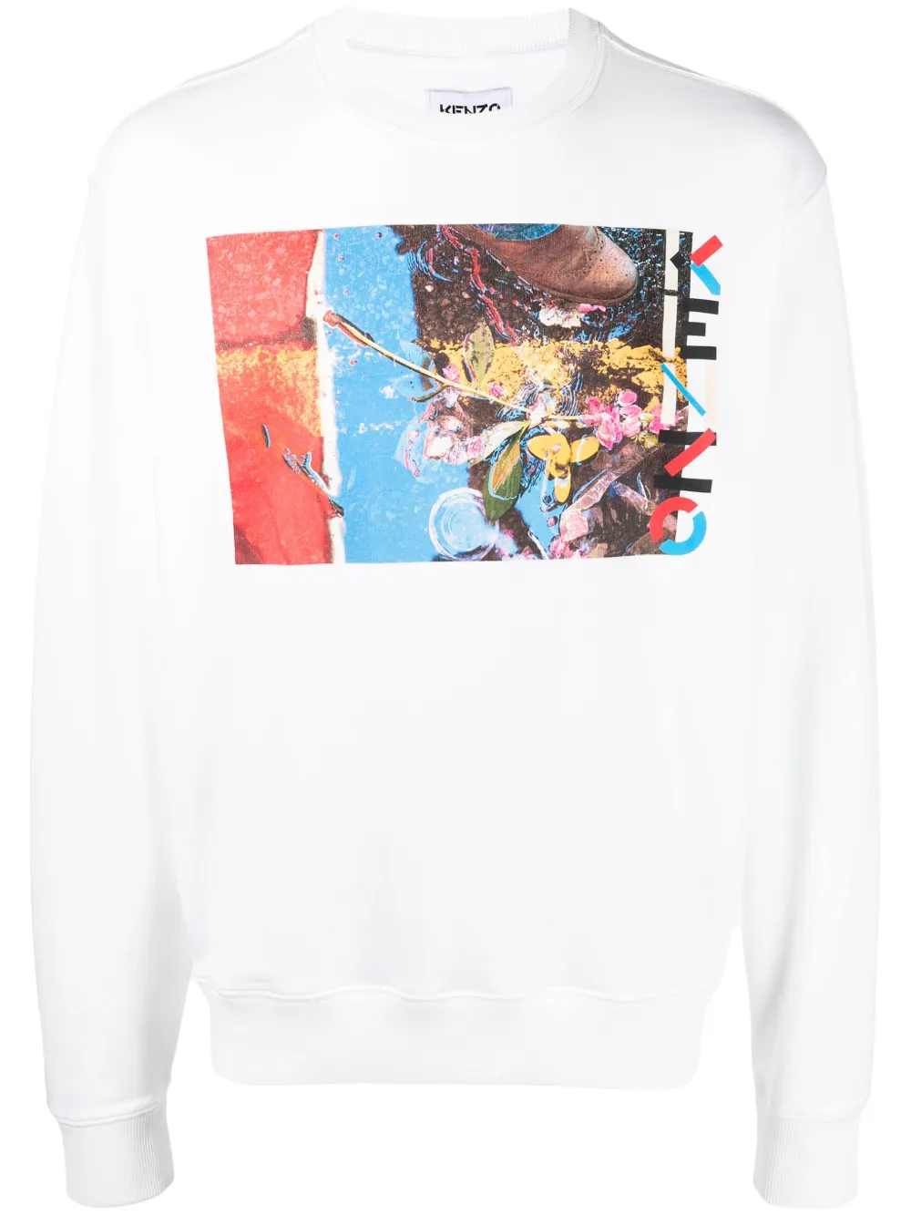 

Kenzo graphic-print sweatshirt - White