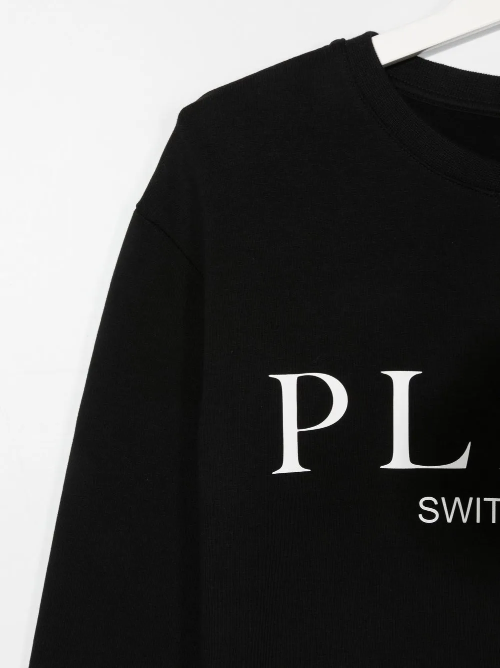  Philipp Plein Junior Sweatshirt Mit Logo Print   Schwarz 