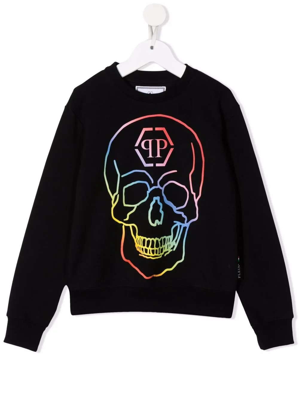 

Philipp Plein Junior skull-print sweatshirt - Black